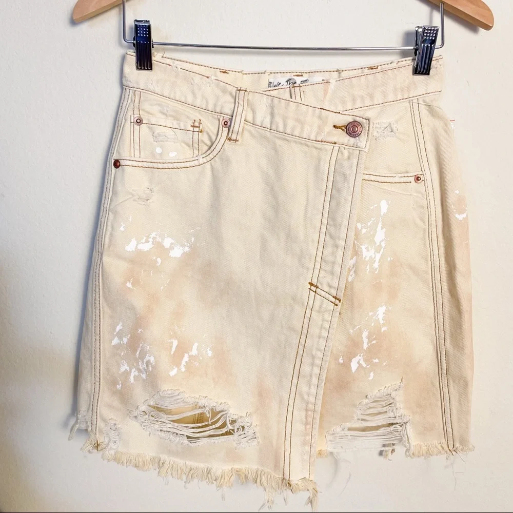 NWT Free People Parker Wrap Skirt